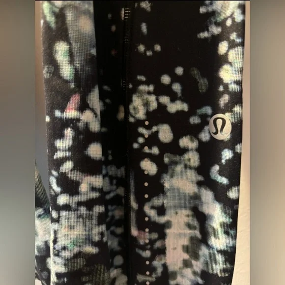 Lululemon FAST & FREE crop ii Leggings with NULUX 19”  in Pixel Haze Black ✔️ - Picture 6 of 9